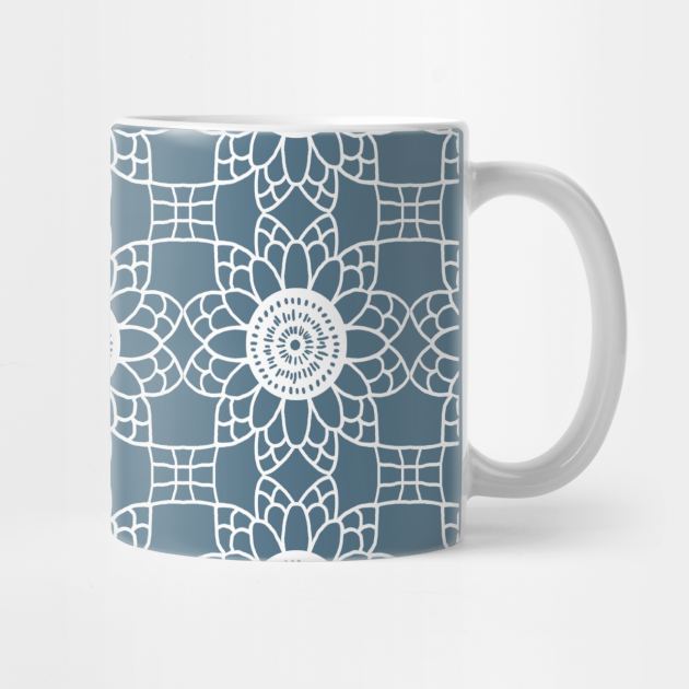 Doily - slate blue by crumpetsandcrabsticks